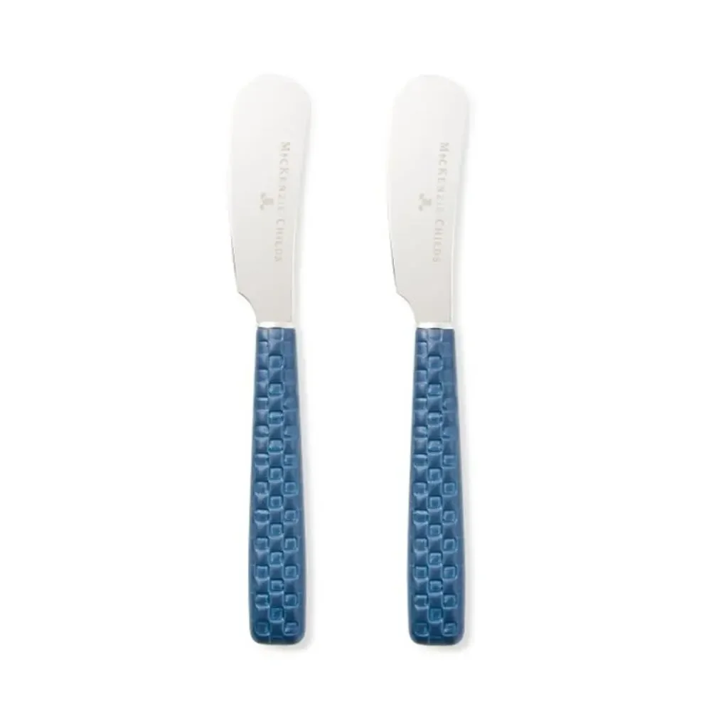 NEW Mackenzie-Childs Everyday Indigo Spreader Set in Original Box